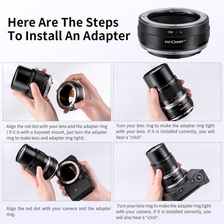 K&F Concept Lens Adapter Olympus OM Leica L - image 5 of 5
