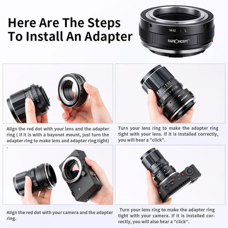 K&F Concept Lens Adapter M42 Leica L - image 4 of 5
