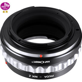 K&F Concept Lens Adapter Pentax K/DA Nikon Z