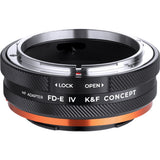 K&F Concept Lens Adapter Canon FD Sony E-Mount (IV PRO)