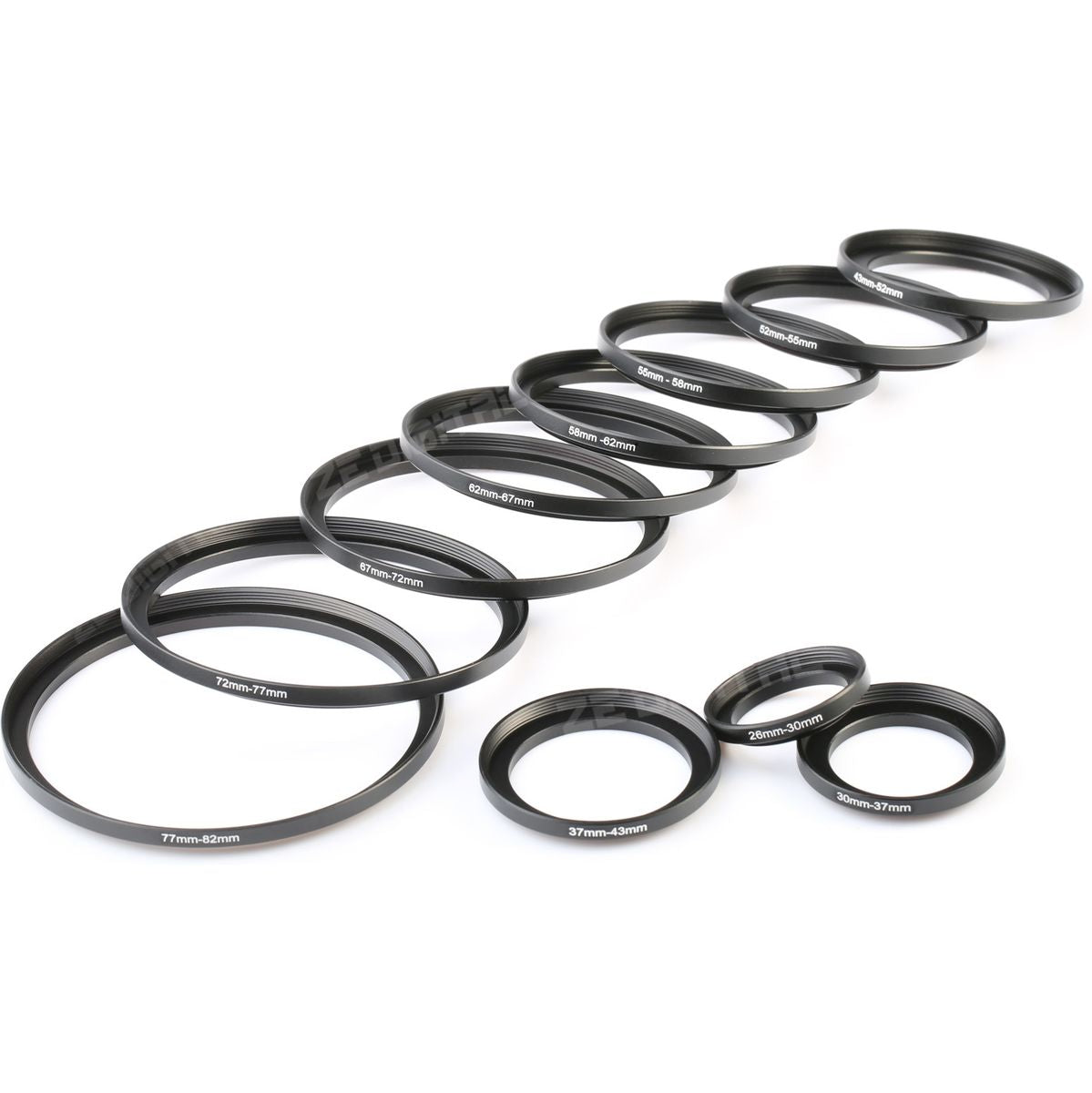 K&F Concept Step Up Ring Set 11-piece (26-82mm) - image 2 of 2