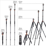 K&F Concept Tripod K234A6 231cm Monopod And Horizontal Arm - image 2 of 2