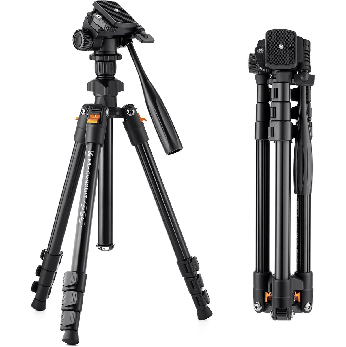 K&F Concept Tripod 162cm w/ Video Head And Phone Holder - image 2 of 2