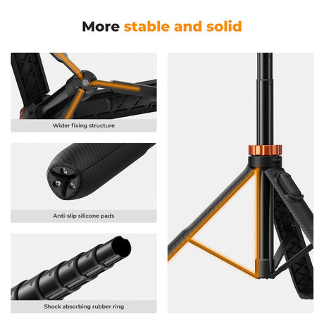 K&F Concept Selfie Stick Tripod 153cm w/ Phone Holder - image 4 of 5