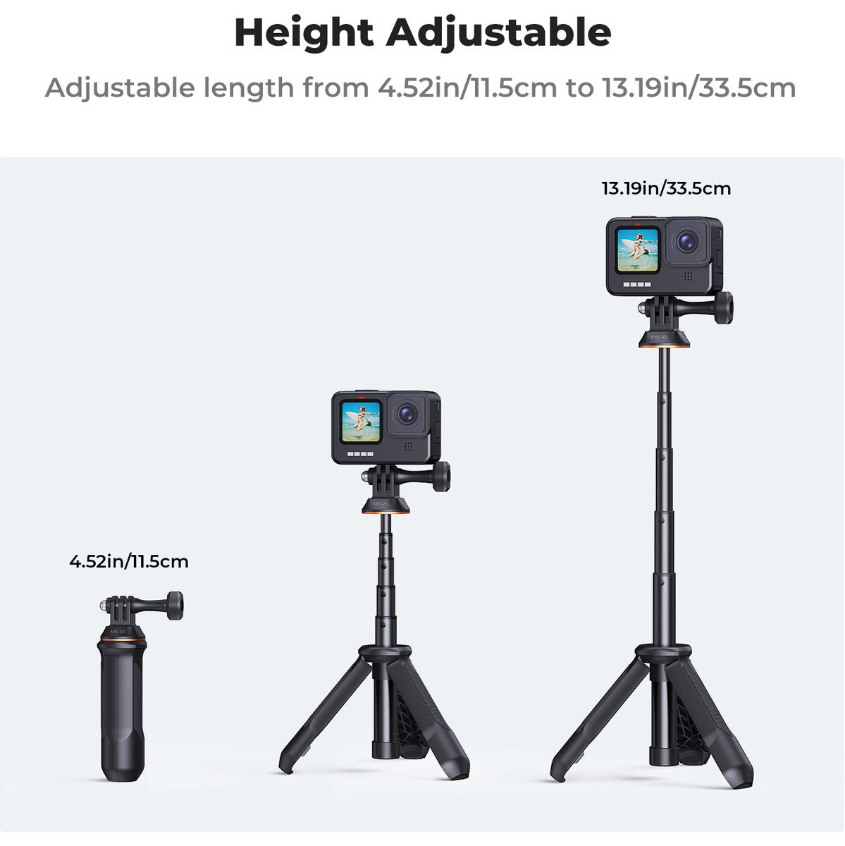K&F Concept MS03 Mini Selfie Tripod For GoPro - image 2 of 5