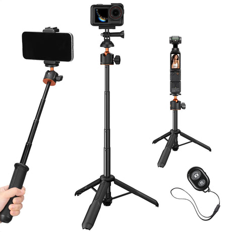 K&F Concept MS11 Selfie Stick Tripod 60cm w/ Remote - image 2 of 5