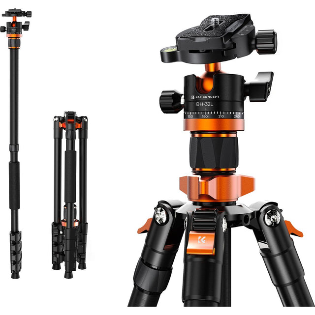 K&F Concept Extra Tall Tripod K255A7 230cm w/ Monopod