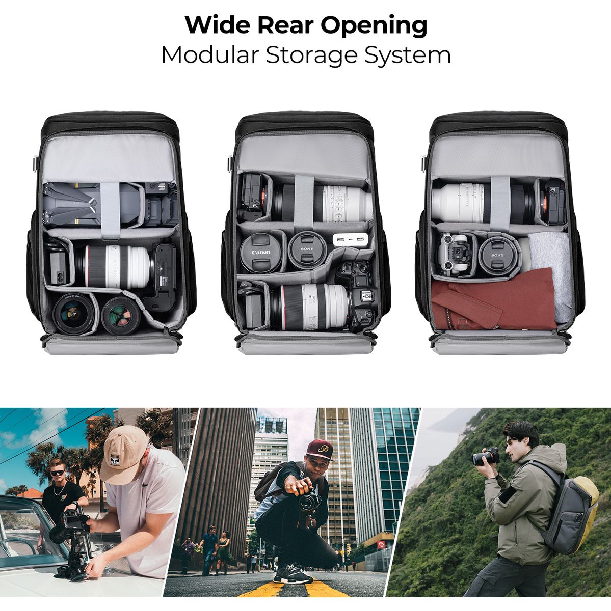 K&F Concept Alpha Air Camera Backpack 25L Black - image 2 of 2
