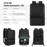K&F Concept 2-In-1 Camera Backpack / Shoulder Bag Black - image 2 of 5
