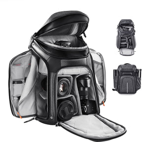 K&F Concept Camera Backpack Gray For 2 Cameras 25 Liter