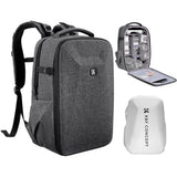 K&F Concept Hardshell Camera Backpack 22L Gray