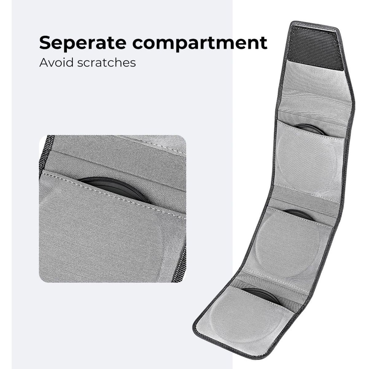 K&F Concept Filter Pouch For Round Filters 37-62mm - image 2 of 2