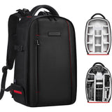 K&F Concept Camera Backpack 18 Liter w/ Laptopvak & Rain Cover