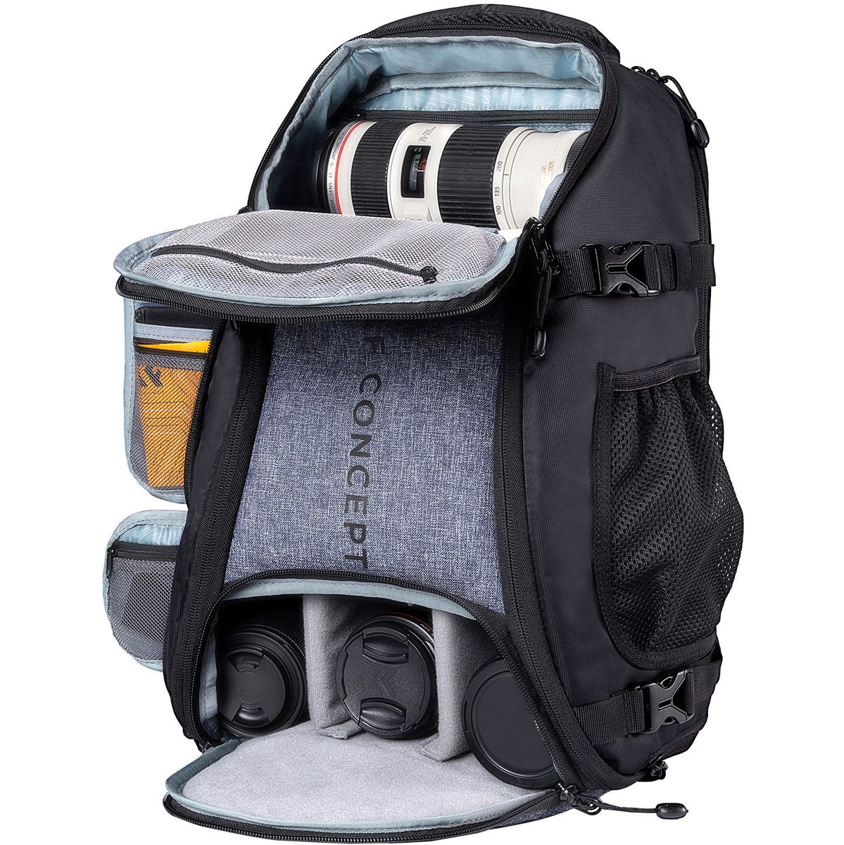 K&F Concept Camera Backpack Large 25L Black/Grey