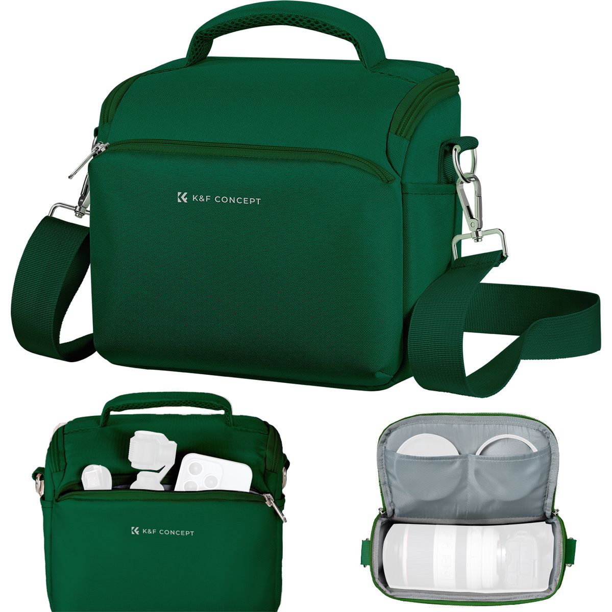 K&F Concept Camera Sling Bag - Green - image 2 of 5