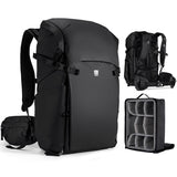 K&F Concept Backpack 30l Photo Backpack - Black