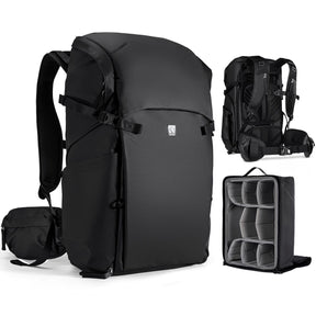 K&F Concept Backpack 30l Photo Backpack - Black