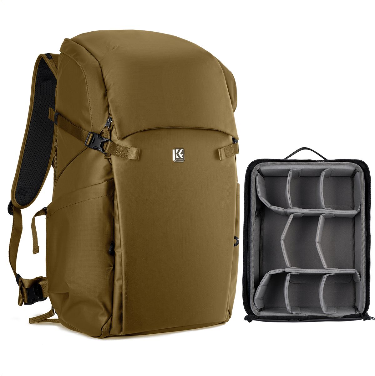 K&F Concept Backpack 30l Photo Backpack - Champagne - image 3 of 5