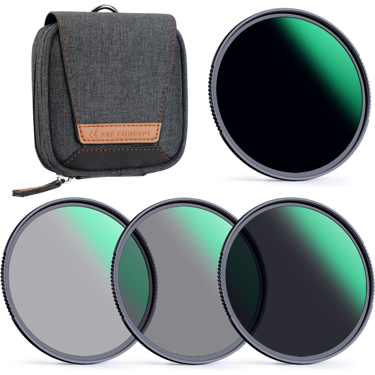 K&F Concept ND Filter Kit ND4+ND8+ND64+ND1000 Nano X 49mm