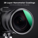 K&F Concept ND Filter Kit ND4+ND8+ND64+ND1000 Nano X 58mm - image 2 of 2
