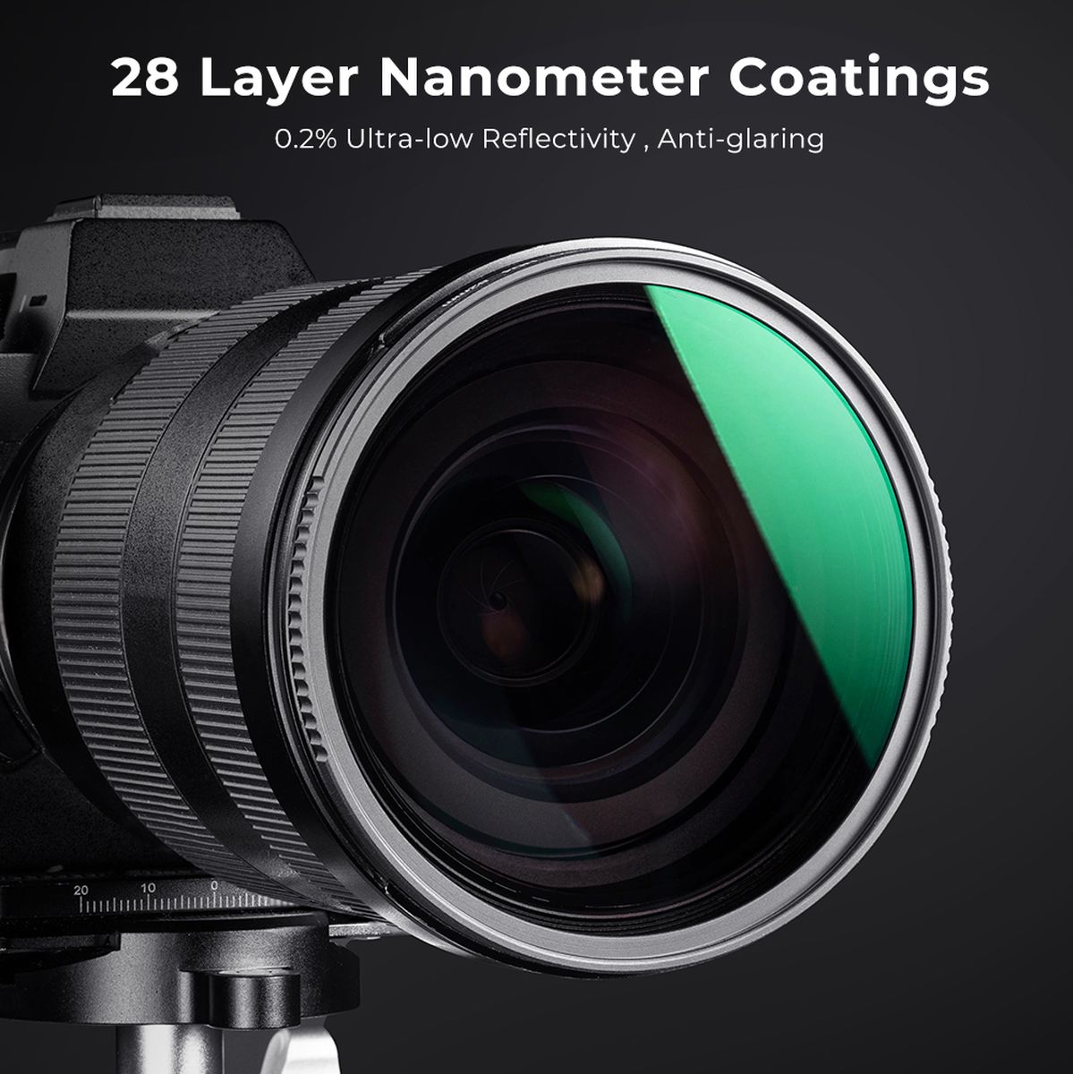 K&F Concept ND Filter Kit ND4+ND8+ND64+ND1000 Nano X 77mm - image 2 of 2