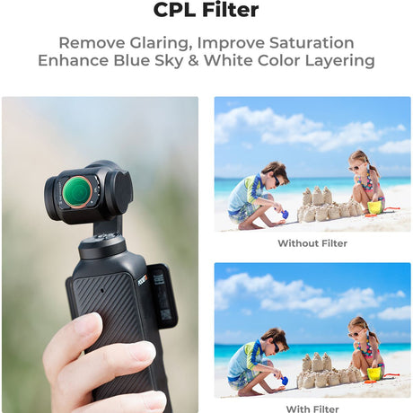 K&F Concept CPL + ND2-32 + Black Mist Filters Osmo Pocket 3 - image 4 of 5