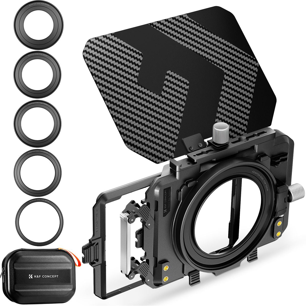 K&F Concept Matte Box Filter Kit w/ 2 Frames