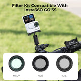K&F Concept UV+CPL+ND4 Filter Kit For Insta360 Go 3S - image 2 of 5