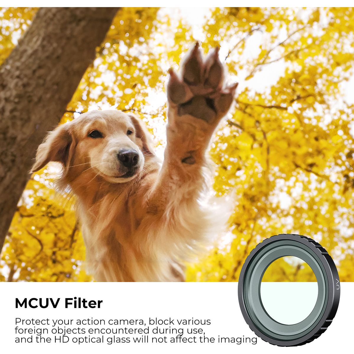 K&F Concept UV+CPL+ND4 Filter Kit For Insta360 Go 3S - image 3 of 5