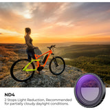 K&F Concept UV+CPL+ND4 Filter Kit For Insta360 Go 3S - image 4 of 5