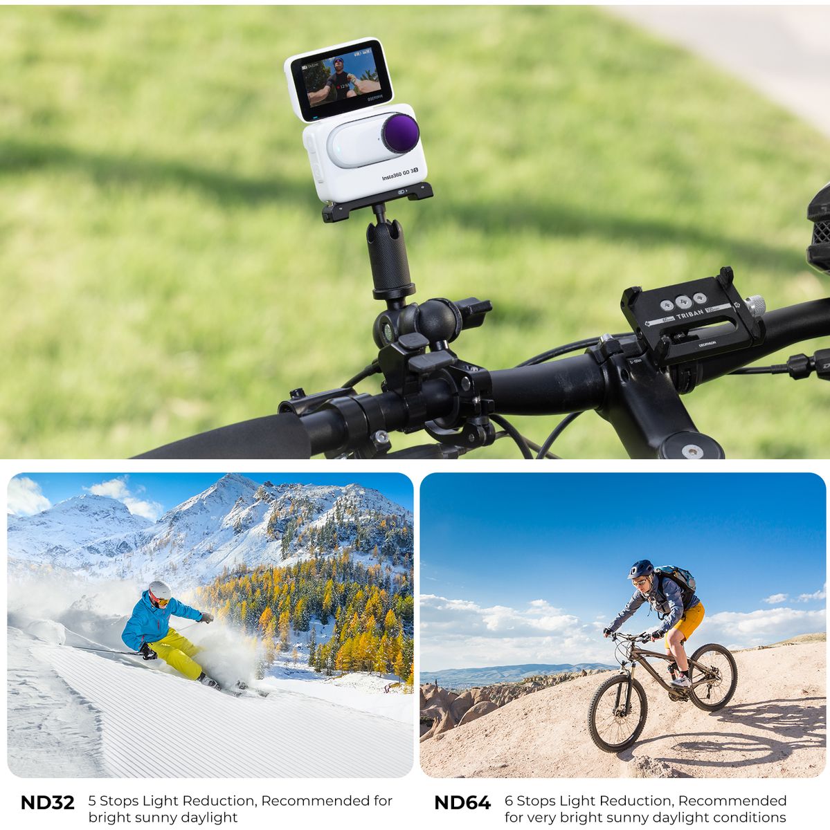 K&F Concept ND Filter Kit ND8/16/32/64 For Insta360 Go 3S - image 3 of 5