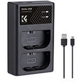 K&F Concept Dual Battery-Charger For LPE6NH w/ USB-C - image 2 of 5