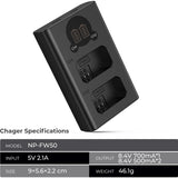 K&F Concept NP-FW50 Dual Battery-Charger USB-C w/ Display - image 3 of 5