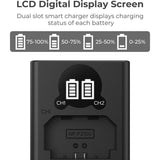K&F Concept NP-FZ100 Dual Battery-Charger USB-C w/ Display - image 4 of 5