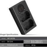 K&F Concept NP-W235 Dual Battery-Charger USB-C w/ Display - image 3 of 5