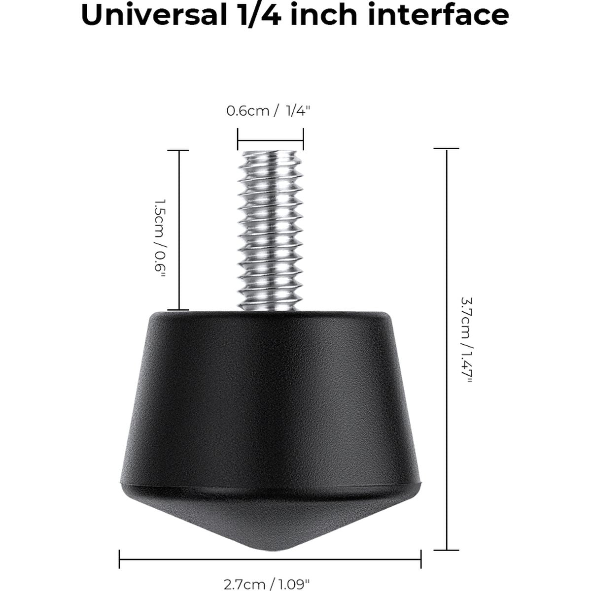 K&F Concept Voetjes Rubber For Tripod - 3 PCs - image 2 of 2