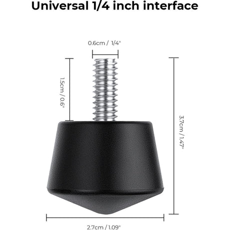 K&F Concept Voetjes Rubber For Tripod - 3 PCs - image 2 of 2