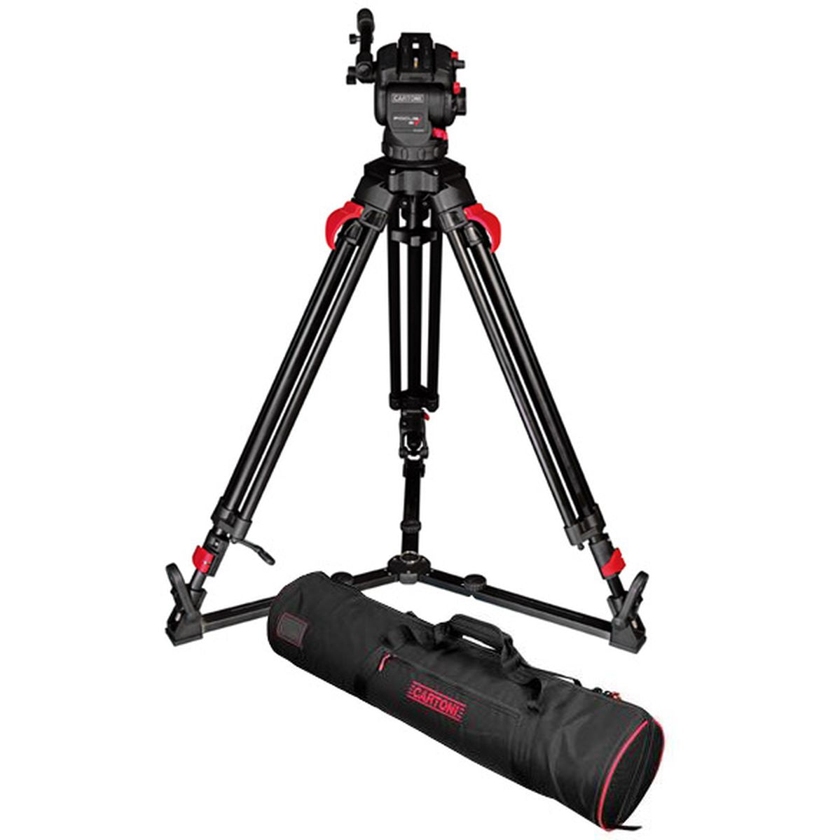 Cartoni KF08-RLG Focus 8 2-st Red Lock Alu System GS