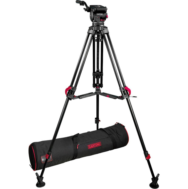 Cartoni KF12-RLM Focus 12 2-st Red Lock Alu System MS
