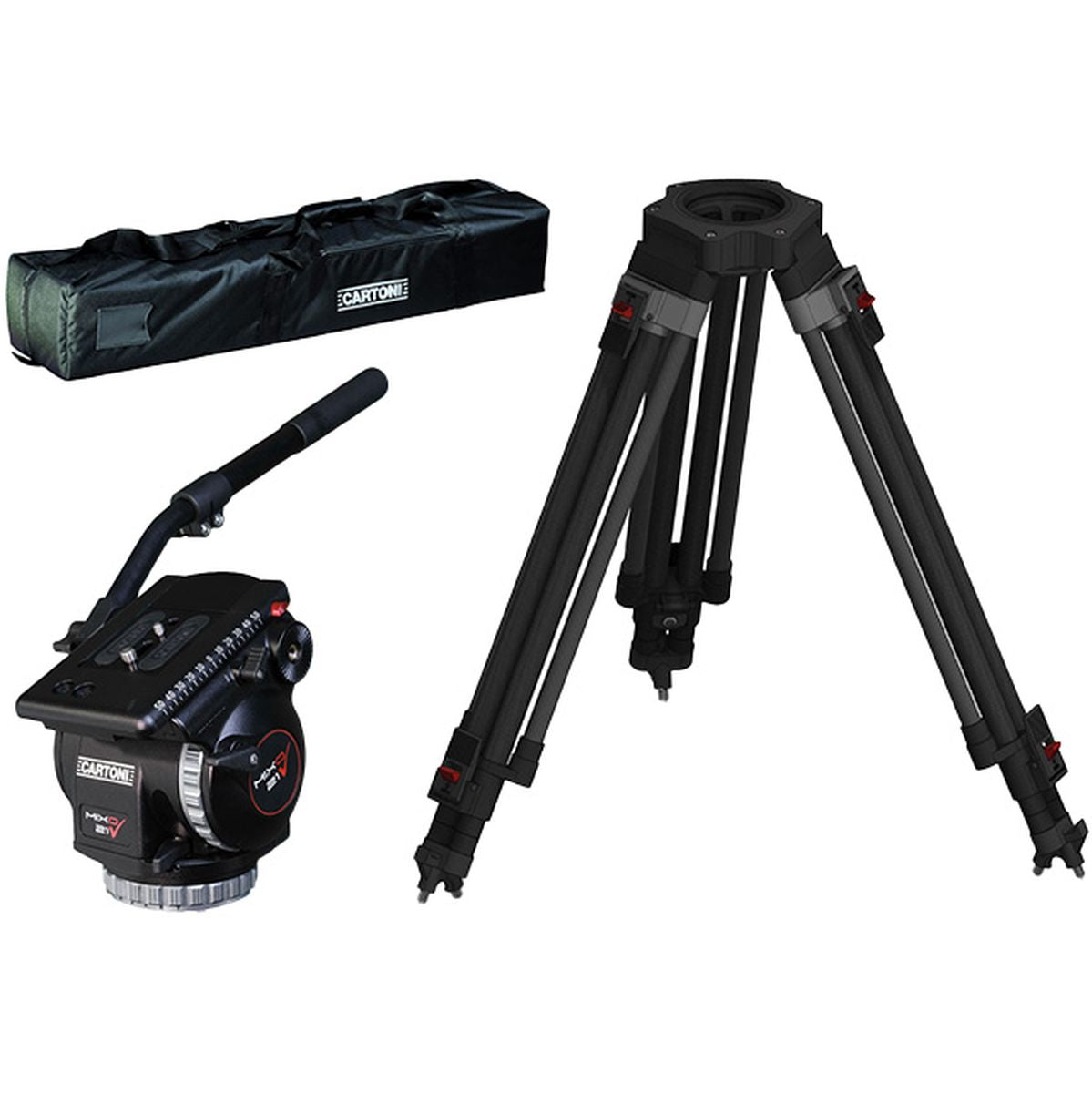Cartoni KM21-2cm Mixo 21 2-st CF System MS