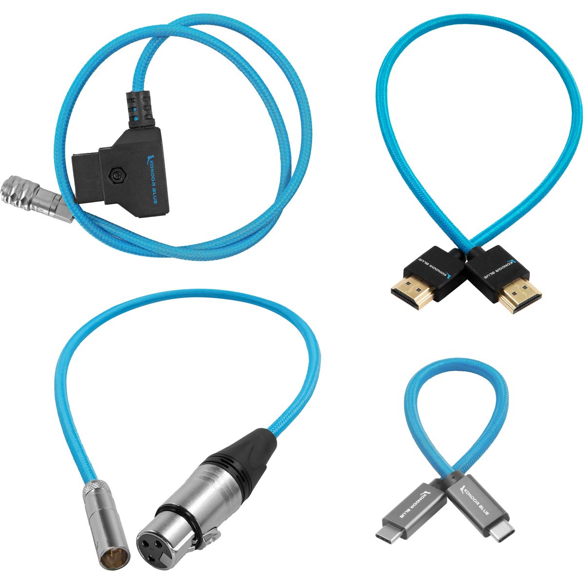 Kondor Blue KB-BMPCC-CPACK Blackmagic Pocket 4K & 6K Pro Camera Cable Pack