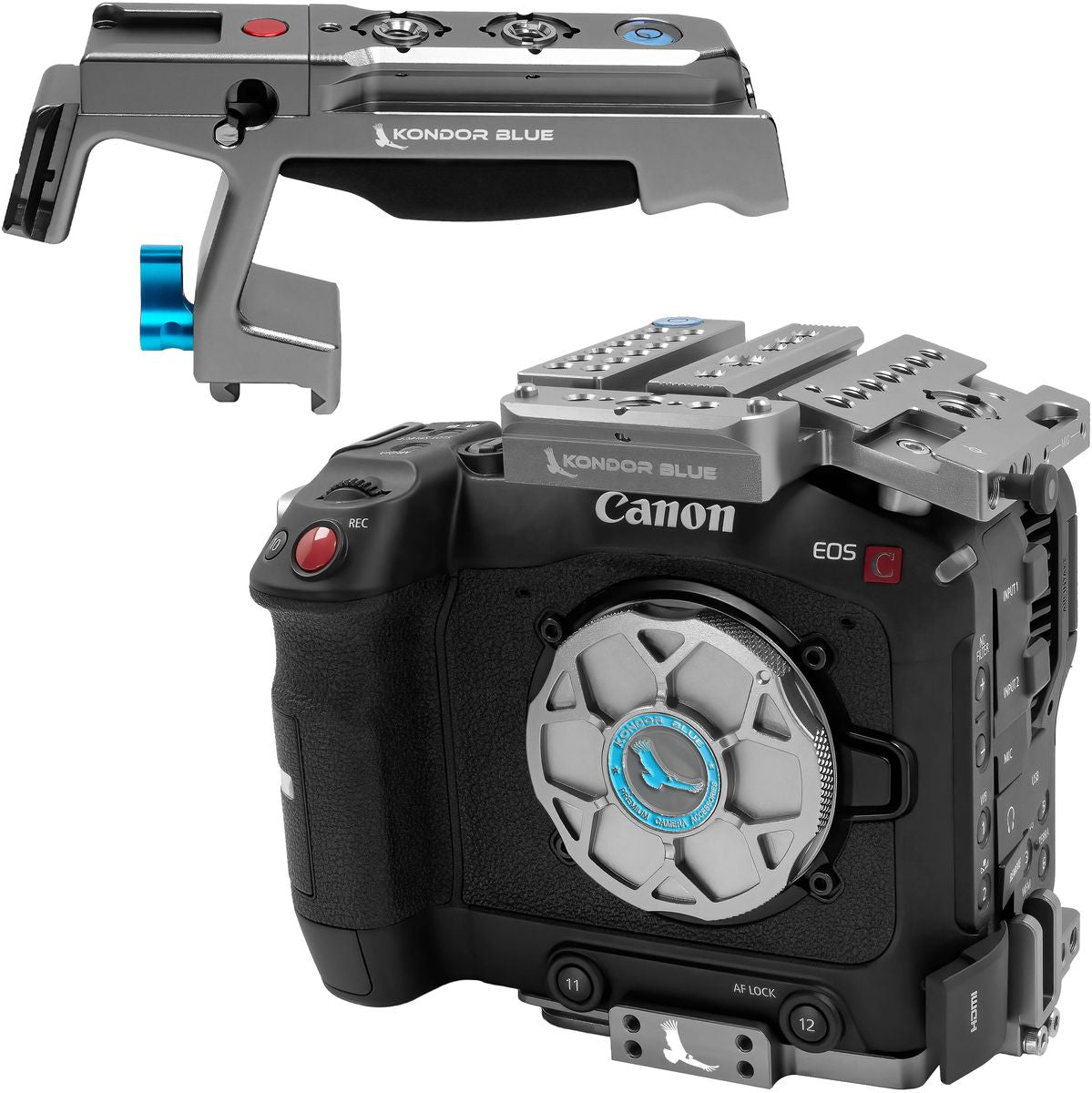 Kondor Blue KB-CC70 Canon C70 Cage w/ Top Handle Space Grey