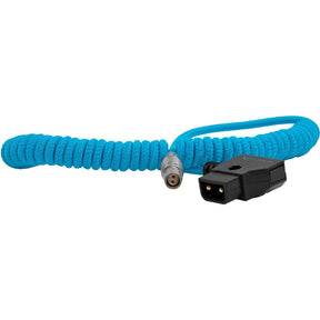 Kondor Blue KB-DTAP-FLEMO2P COILED D-TAP TO FEMALE LEMO 2 PIN FOR RED Komodo