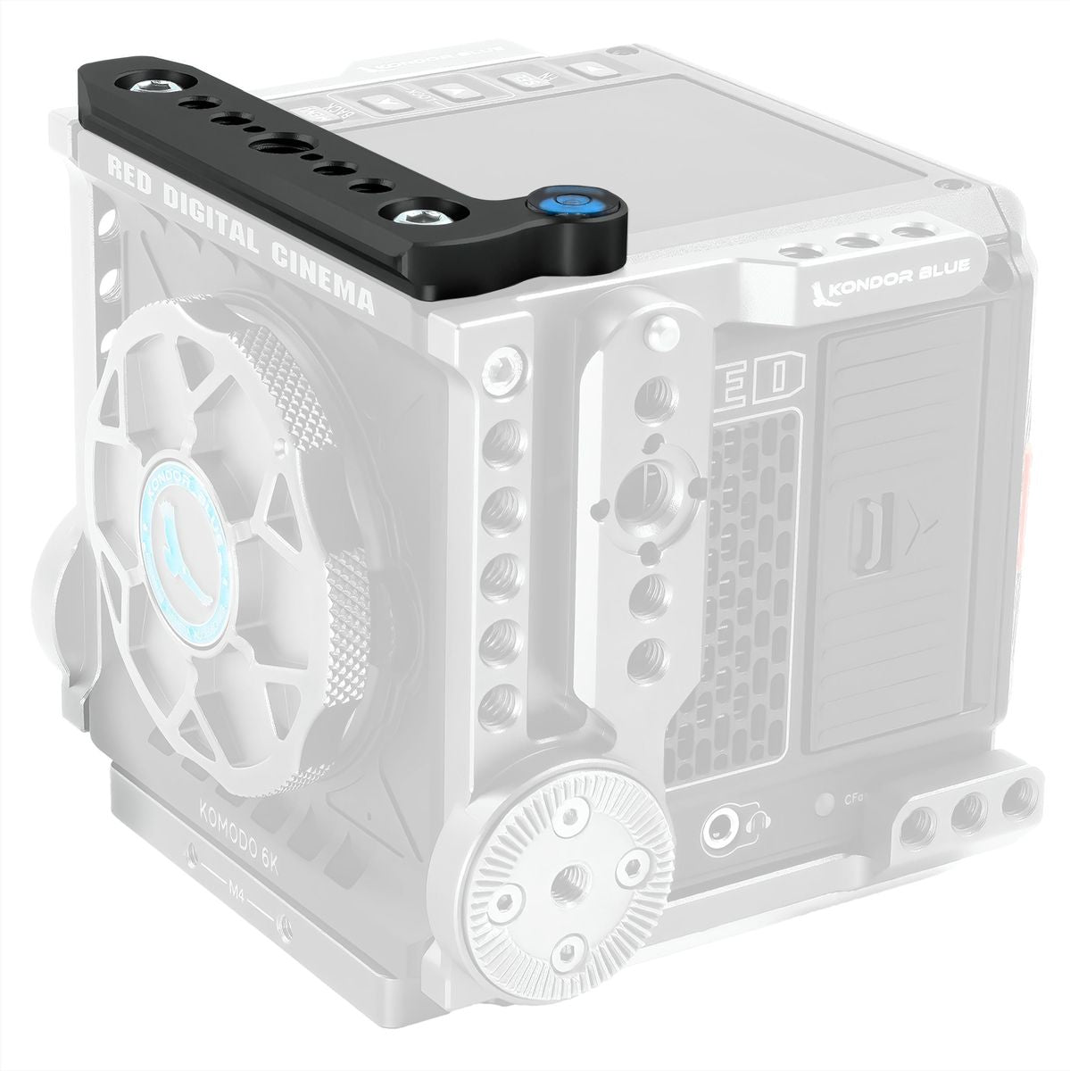 Kondor Blue KB-KOM-TP-BK RED Komodo Top Plate Raven Black