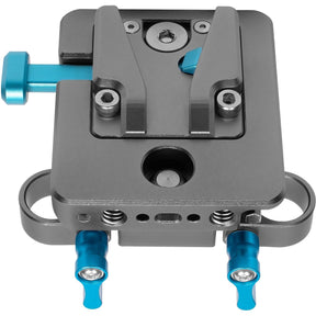 Kondor Blue KB-MVRK-BK Mini V-Mount Basic Rod Kit Raven Black