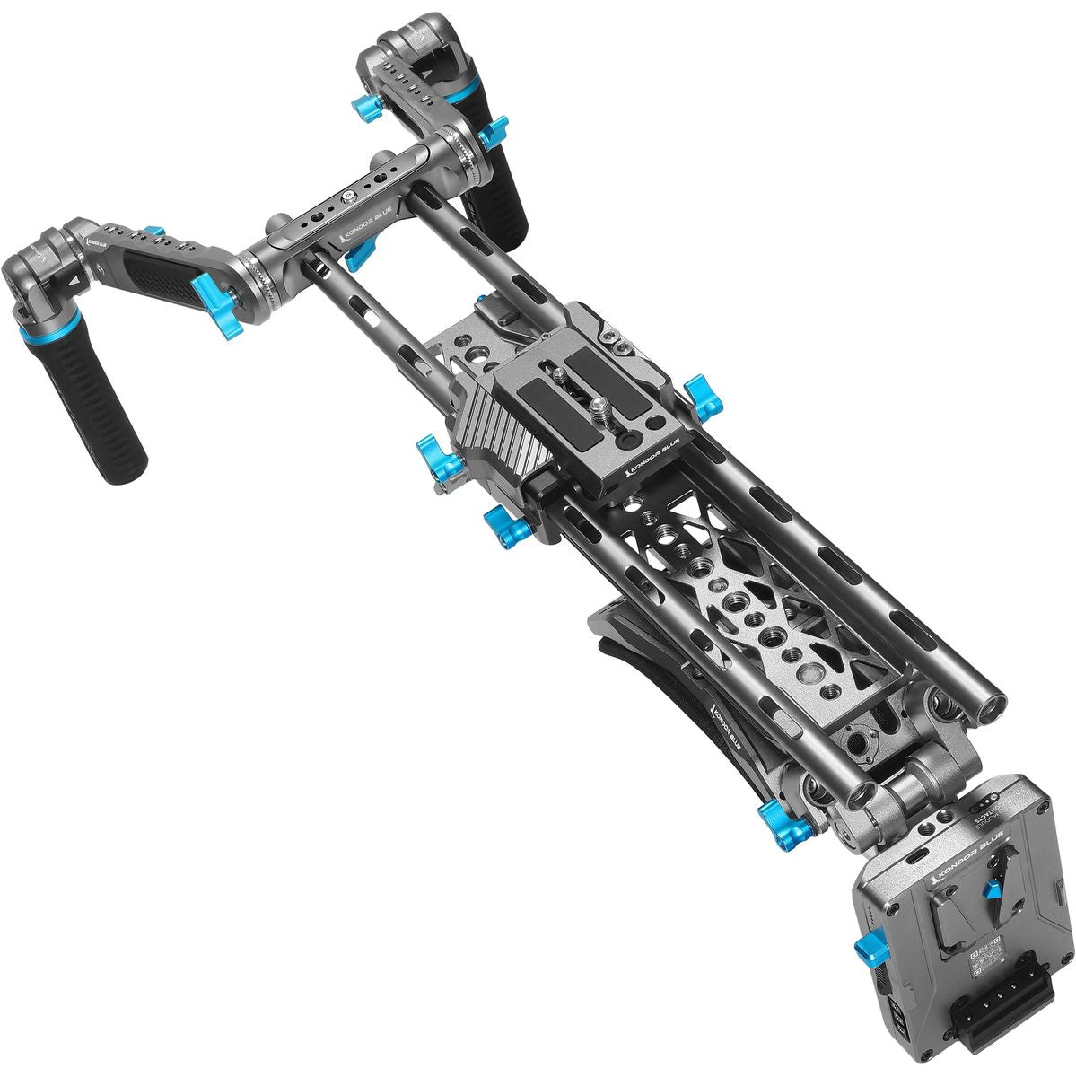 Kondor Blue KB-SPAGPR Shoulder Rig Pro Gold Mount Space Grey