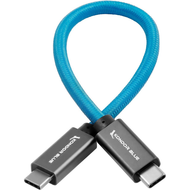 Kondor Blue KB-USBC31-RA-18 USB-C To USB-C Cable For SSD Recording & Charging