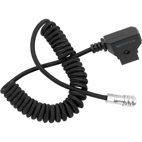 Kondor Blue KB-WEIPUBM4KCOIL-BK-FBM Coiled D-Tap To BMPCC 6K/4K Power Cable