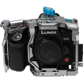 Kondor Blue KB-PLGH6-BR-BK Panasonic LUMIX GH6 Cage Base Rig MkII Raven Black
