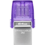 Kingston 64GB DataTraveler Microduo 3C 200MB/s Dual USB-A + USB-C